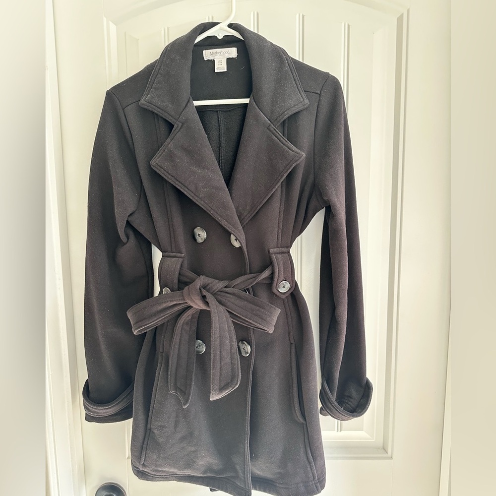 Black Maternity Coat size Medium